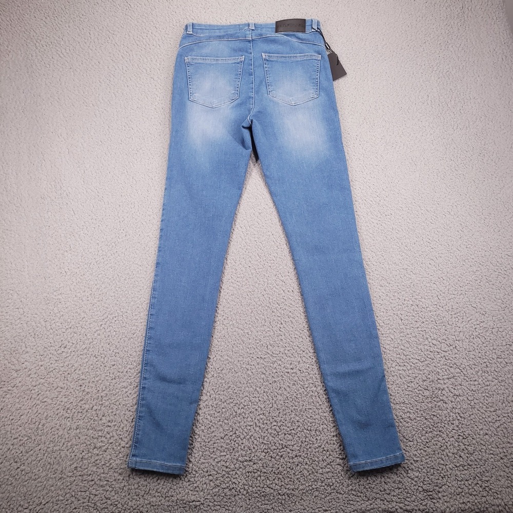 FIT JEANS Size SMALL Frame Skinny Arctic Light Wash Blue Denim 24x28 NEW - Picture 2 of 16